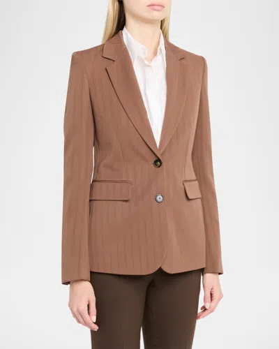 Stella Mccartney Single-breasted Regular Jacket In Brown