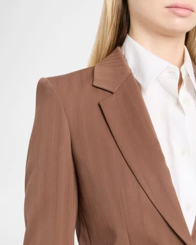 Stella Mccartney Single-breasted Regular Jacket In Brown