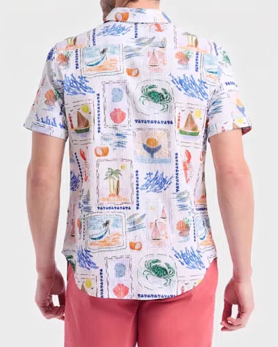 Robert Graham Isla Vista Short Sleeve Seersucker Button-up Shirt In Multi