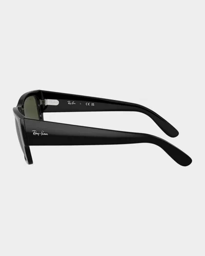 Ray Ban Ray-ban Carlos 56mm Polarized Rectangular Sunglasses In Multi