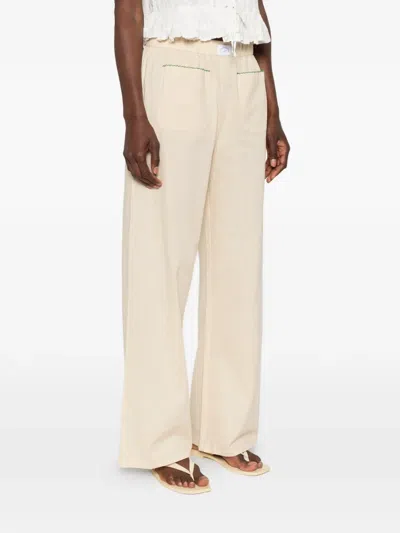 Maison Labiche Patch-pockets Trousers In Neutral