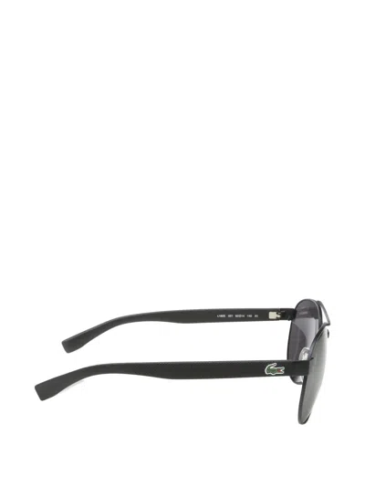 Lacoste Double-bridge Pilot-frame Sunglasses In Gray