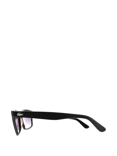 Lacoste Rectangle-frame Sunglasses In Black