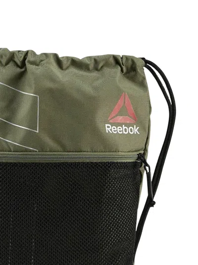 Reebok Logo-print Backpack In Green