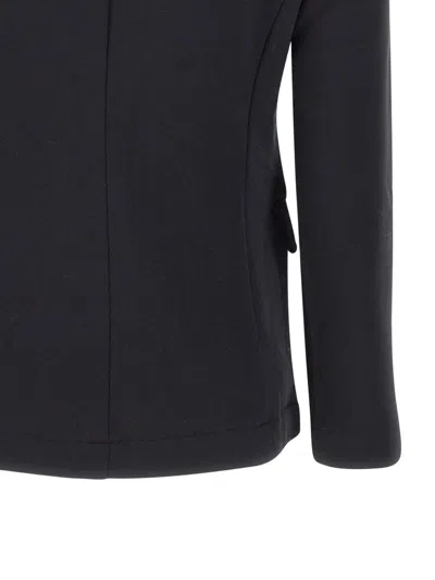 Sun 68 Notched-lapels Two-button Blazer In Black