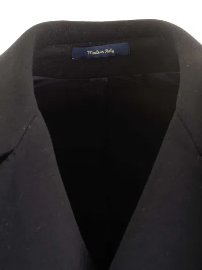 Guarinucci Short Double-breasted Coat Jackets Blue In Blue