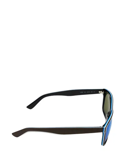 Lacoste Rectangle-frame Sunglasses In Black