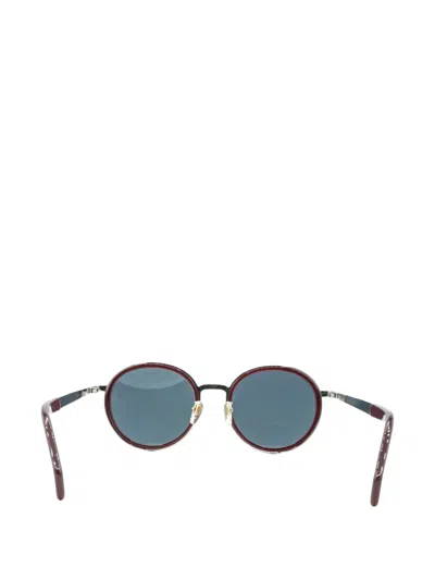 Mcm Round-frame Sunglasses In Red