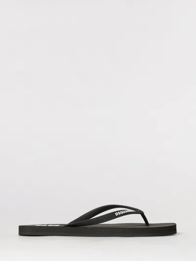Dsquared2 Logo-print Flip-flops In Multi