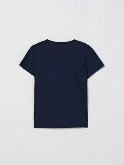 Gucci Kids Patch Pocket T-shirt In Blue