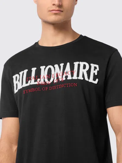 Billionaire Logo-print T-shirt In Black