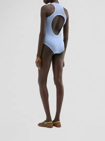 Maccapani Open Back Does-all One Piece In Blue