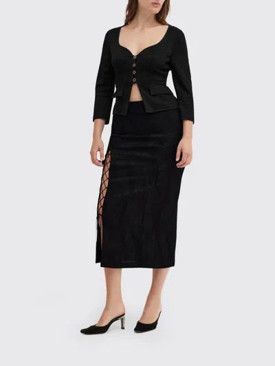 Maccapani Vinnie Structured Top In Black