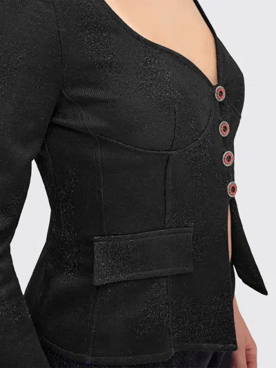 Maccapani Vinnie Structured Top In Black