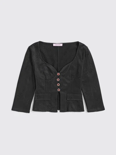 Maccapani Vinnie Structured Top In Black