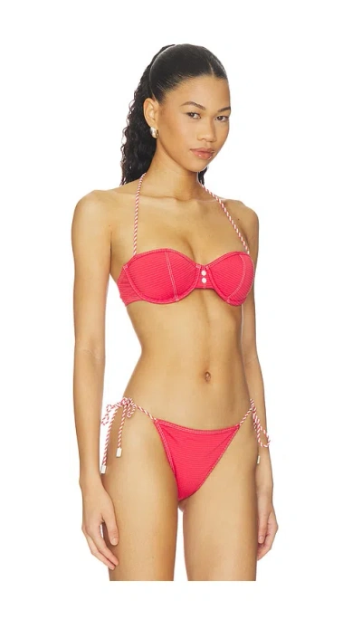 Solid & Striped The Harlow Bikini Top In Multi