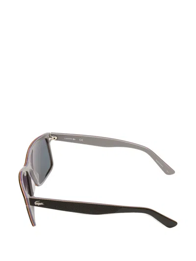 Lacoste Rectangle-frame Sunglasses In Black