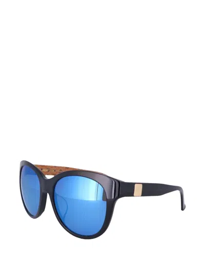 Mcm Round-frame Sunglasses In Multi