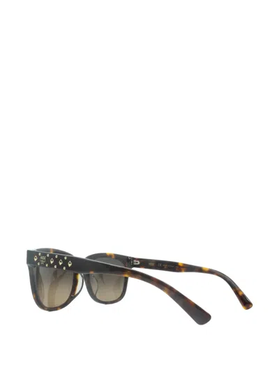 Mcm Square-frame Sunglasses In Brown