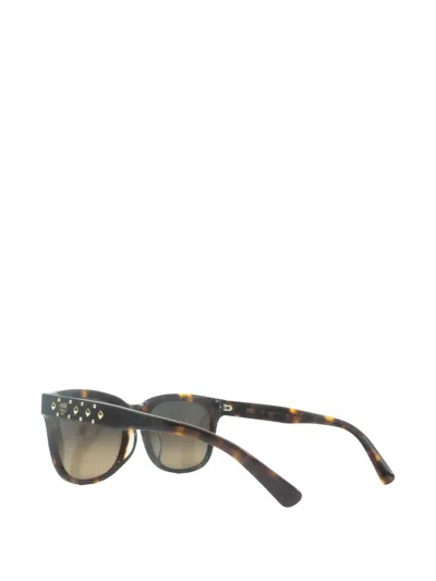 Mcm Studded Square-frame Sunglasses In Multi