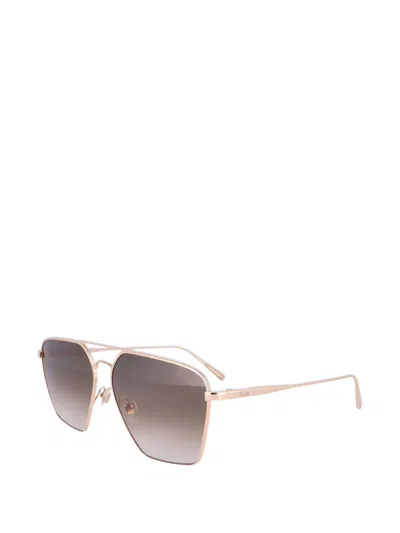 Mcm Double-bridge Pilot-frame Sunglasses In Brown