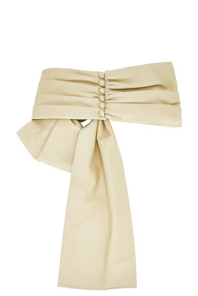 Chloé Bow Belt In Neutral
