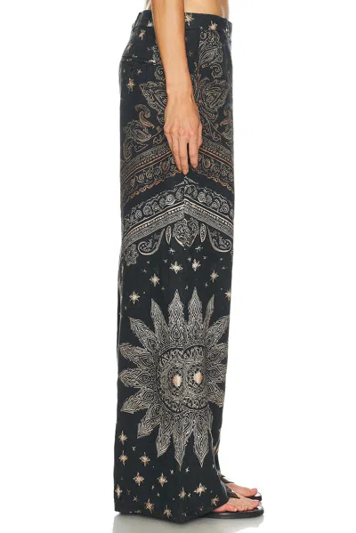 R13 Oversized Crossover Pant In Black