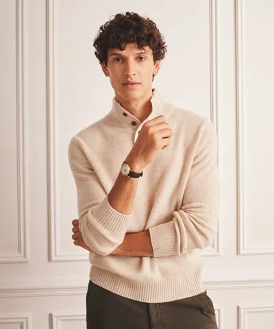 Naadam Luxe Cashmere Button Pullover Sweater In Neutral