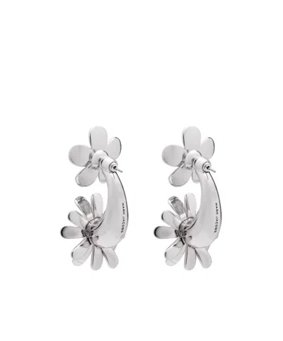Marc Jacobs The Daisy Wild Statement Earring In Metallic