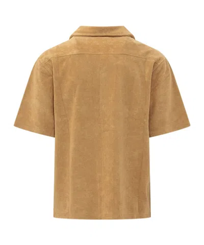 Gallery Dept. Beige Regular Solid Shirt In Brown