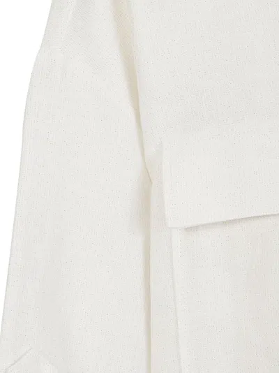 Eleventy Collared Shirt In White
