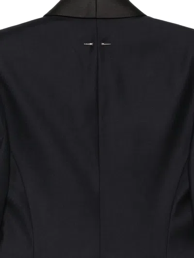Barbara Bui Satin-lapel Blazer In Blue