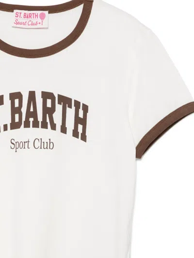 Mc2 Saint Barth Logo-print T-shirt In White