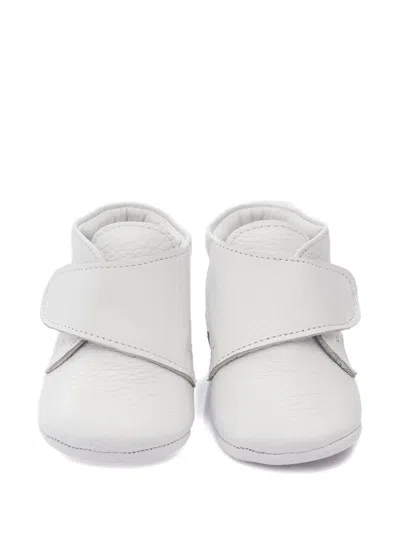 Banblu Touch-strap Ankle Boots In White