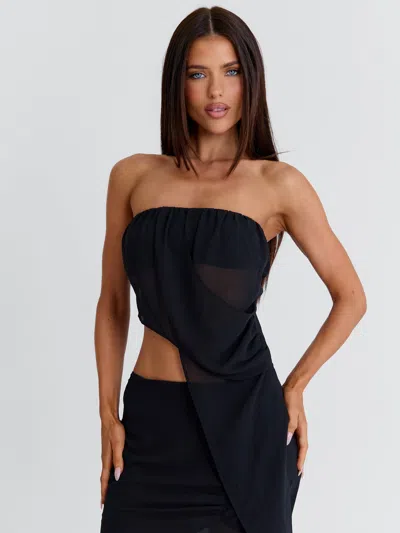 Outcast Itzeli Top Black In Black