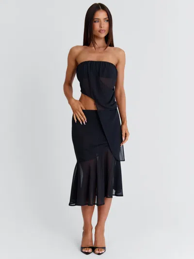 Outcast Itzeli Top Black In Black