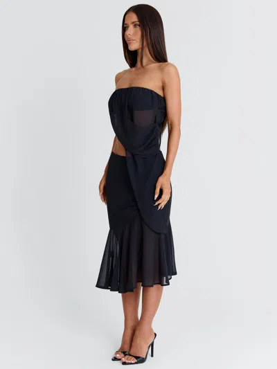 Outcast Itzeli Top Black In Black