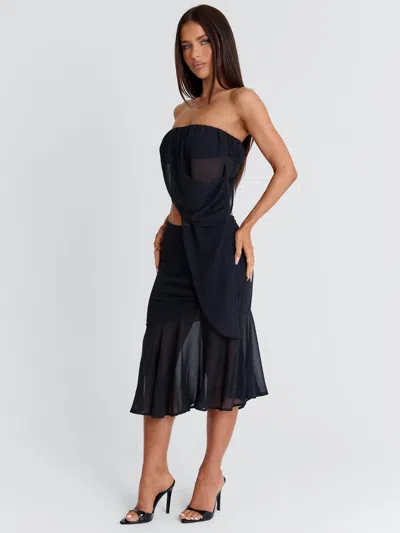 Outcast Itzeli Top Black In Black