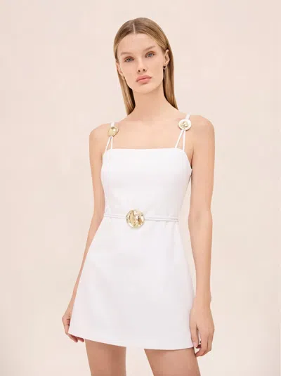 Alexis Basei Romper In White
