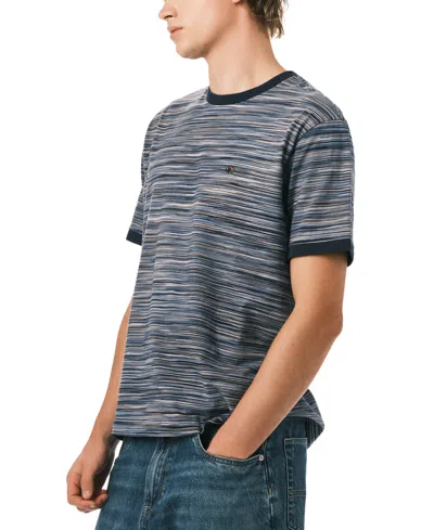 Buffalo David Bitton Men's Horizontal Stripe Pattern T-shirt In Multi