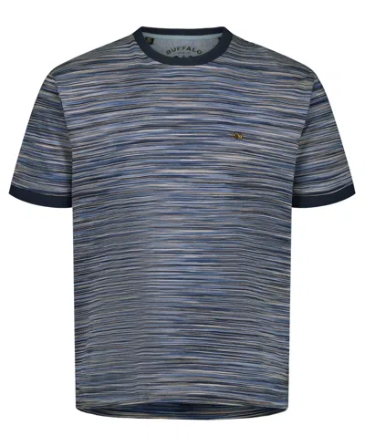 Buffalo David Bitton Men's Horizontal Stripe Pattern T-shirt In Multi