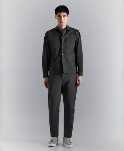 Mango Men's Non-iron Pocket Overshirt In Multi