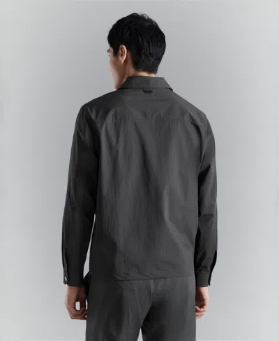 Mango Men's Non-iron Pocket Overshirt In Multi