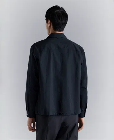 Mango Men's Non-iron Pocket Overshirt In Multi