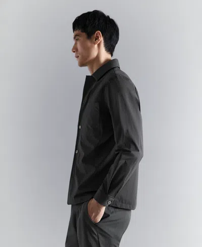 Mango Men's Non-iron Pocket Overshirt In Multi