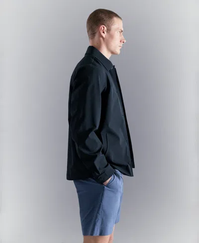 Mango Water Repellent Jacket In Blue