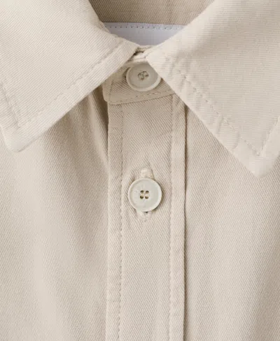 Mango Men's Pockets Overshirt In Brown