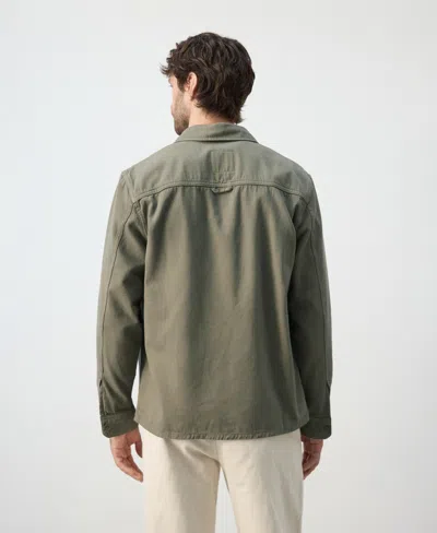 Mango Men's Pockets Overshirt In Brown