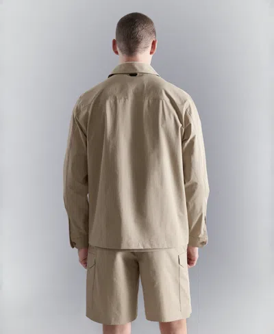 Mango Men's Non-iron Pocket Overshirt In Multi