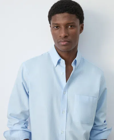 Mango Men's Regular-fit Oxford Shirt In Multi